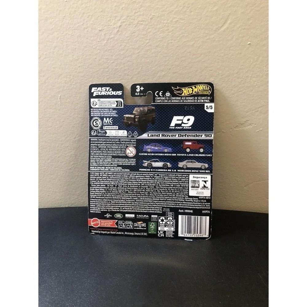 Hot Wheels Premium Fast & Furious Land Rover Defender 90 – Metal/Metal, Real Rid